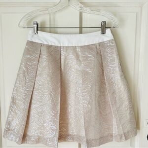 See by Chloe Champagne Mini Skirt